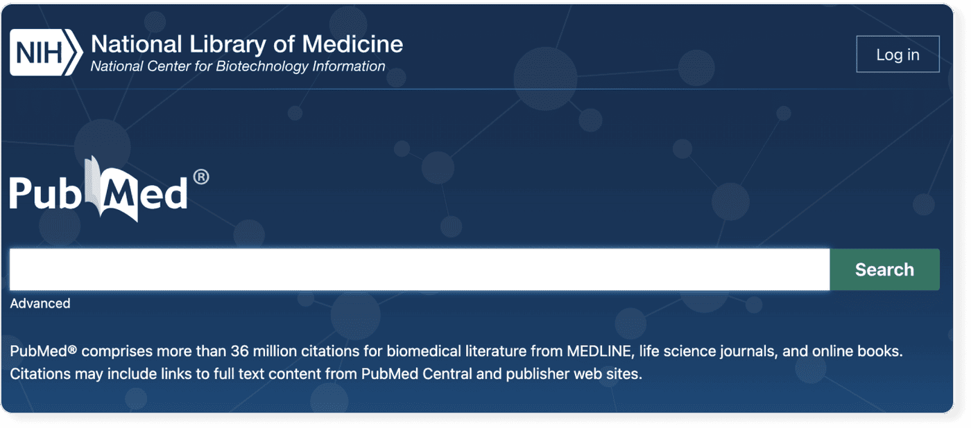 PubMed home page